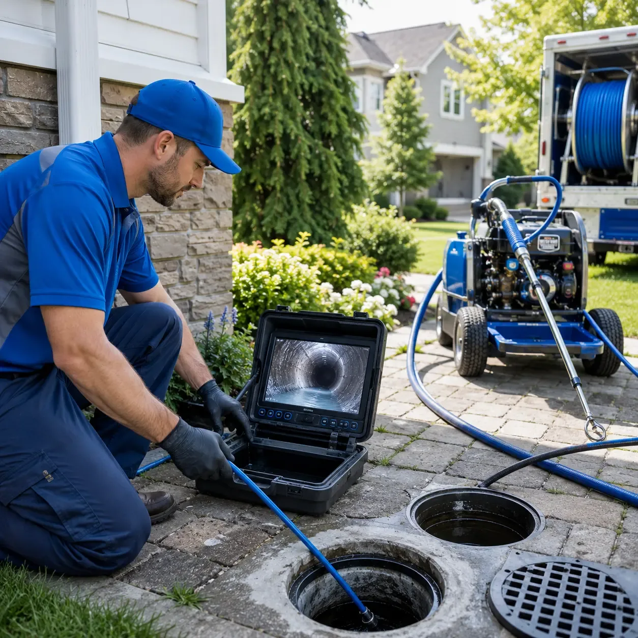 Outdoor drain cleaning professionals serving Fishertown, PA